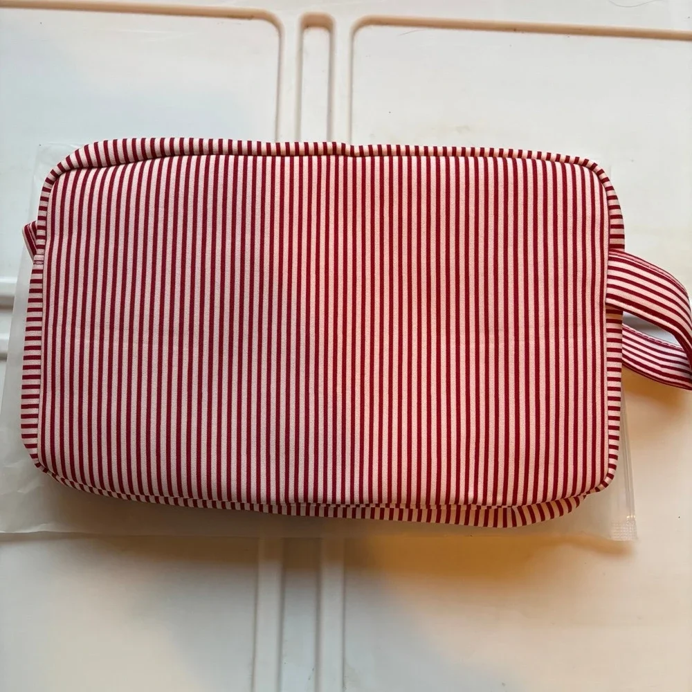 Valentines‎ Personalized Makeup Pink Cosmetic Bag Letter J NEW